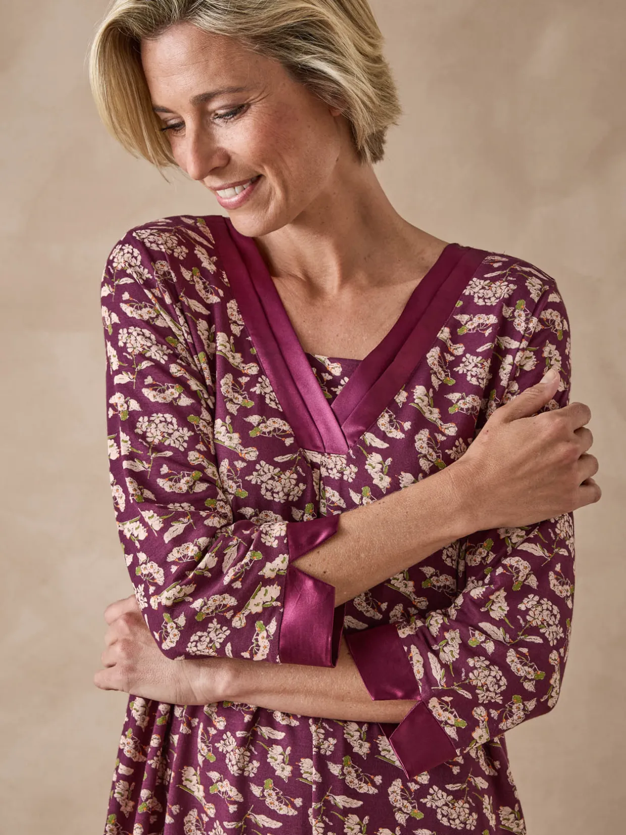 Daxon Chemise de nuit longue fluide