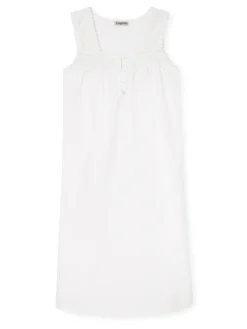 Daxon Chemise de nuit plumetis larges bretelle