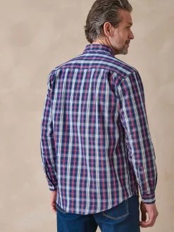 Homme Daxon Chemise en tissu pur coton