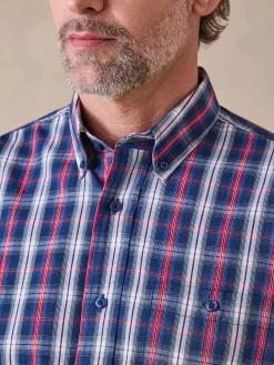 Homme Daxon Chemise en tissu pur coton