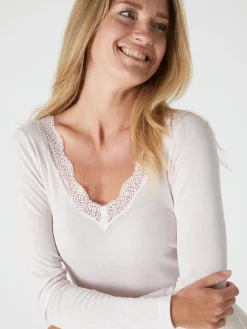 Daxon Chemise manches longues avec laine