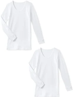 Daxon Chemises manches longues lot de 2