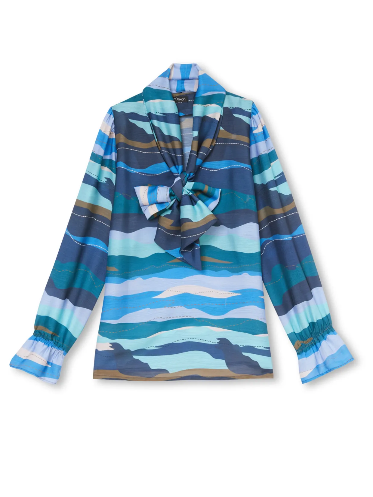 Femme Daxon Chemisier à lavallière amovible