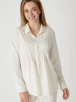 Femme Daxon Chemisier à plis effet plastron