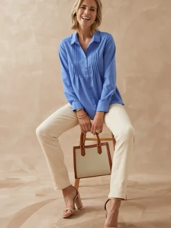 Femme Daxon Chemisier à plis effet plastron