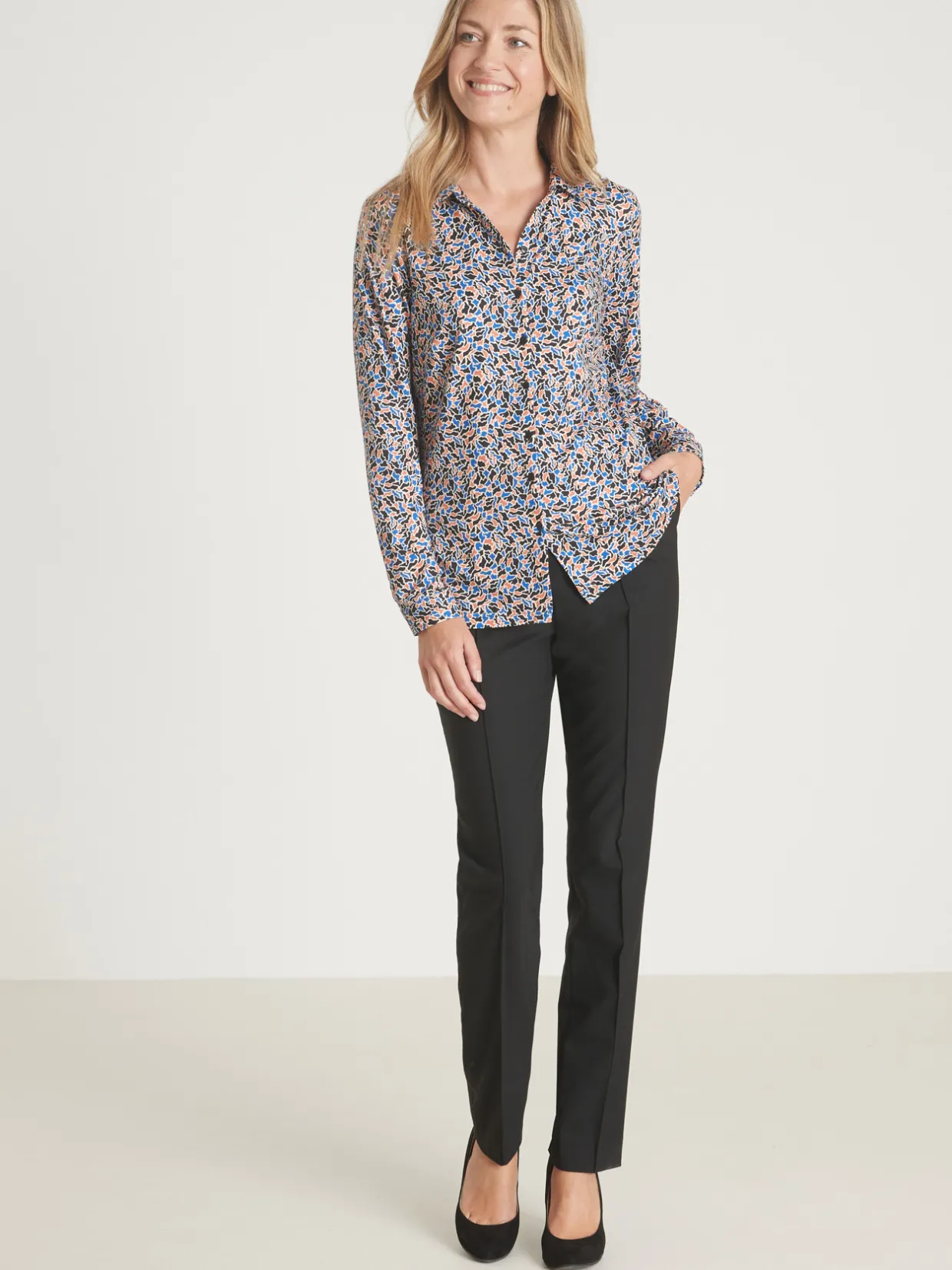 Femme Daxon Chemisier chaud en maille