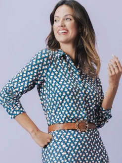 Femme Daxon Chemisier chaud en maille