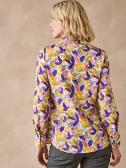 Femme Daxon Chemisier effet plastron manches longues