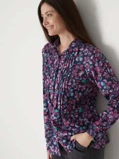 Femme Daxon Chemisier effet plastron manches longues