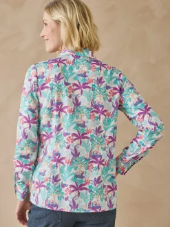 Femme Daxon Chemisier effet plastron manches longues