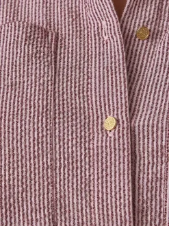 Femme Daxon Chemisier en seersucker