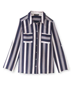 Femme Daxon Chemisier fluide long. 65cm