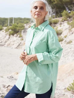 Femme Daxon Chemisier long pur coton