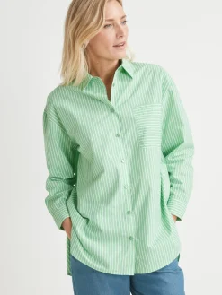 Femme Daxon Chemisier long pur coton