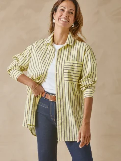 Femme Daxon Chemisier long pur coton