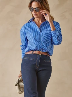 Femme Daxon Chemisier long pur coton