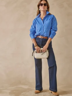 Femme Daxon Chemisier long pur coton