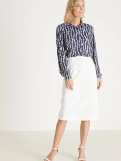 Femme Daxon Chemisier manches longues en maille