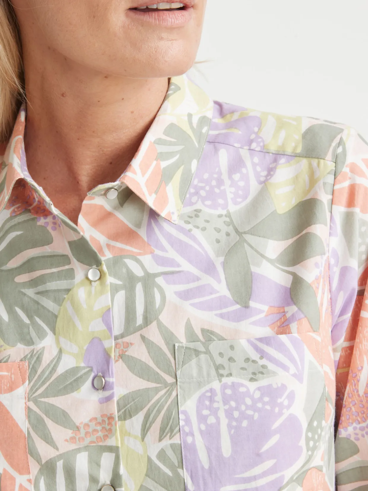 Femme Daxon Chemisier manches retroussables