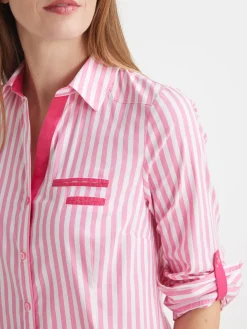 Femme Daxon Chemisier pur coton poitrine standard