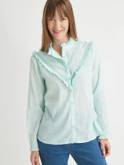 Femme Daxon Chemisier romantique à volants