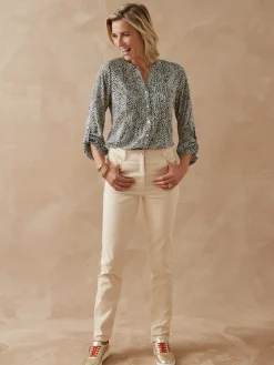 Femme Daxon Chemisier tunique à petits plis