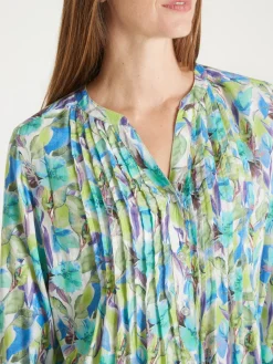 Femme Daxon Chemisier tunique à petits plis