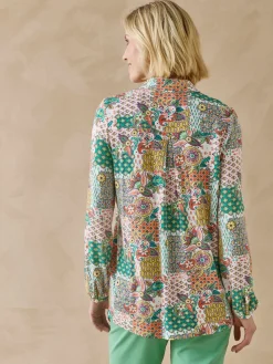 Femme Daxon Chemisier tunique en maille fluide