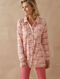 Femme Daxon Chemisier tunique en maille fluide