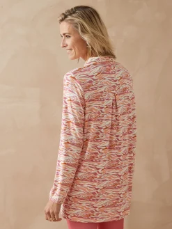 Femme Daxon Chemisier tunique en maille fluide