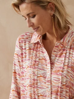 Femme Daxon Chemisier tunique en maille fluide