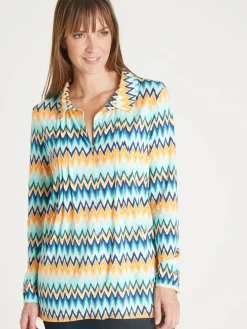 Femme Daxon Chemisier tunique en maille fluide