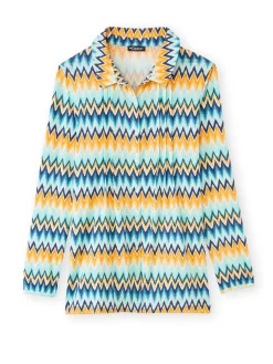 Femme Daxon Chemisier tunique en maille fluide