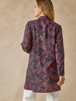 Femme Daxon Chemisier tunique manches retroussables