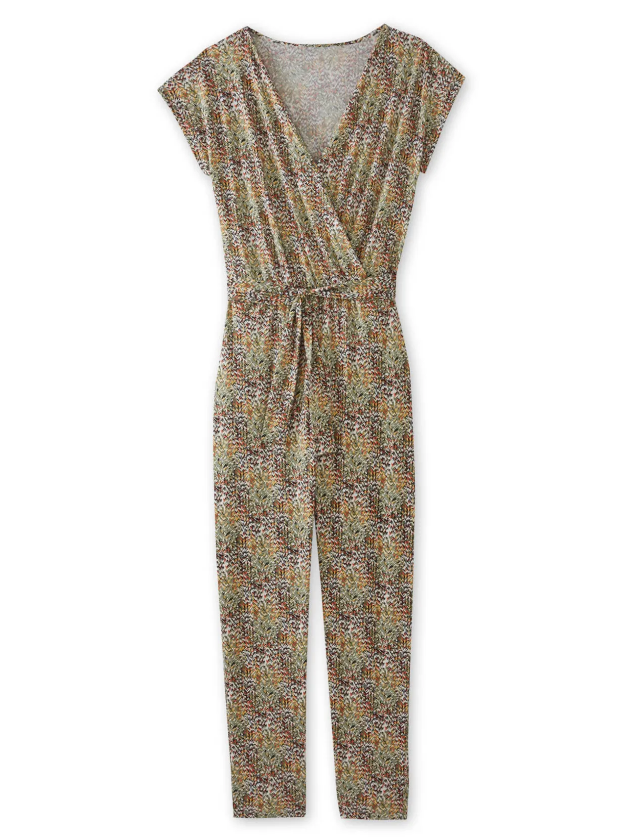 Femme Daxon Combinaison en maille crêpe fluide