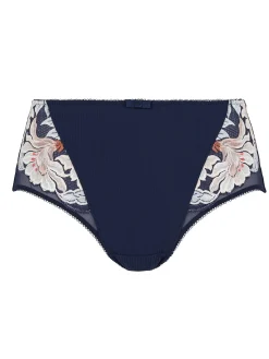 Sans Complexe Culotte haute microfibre et dentelle