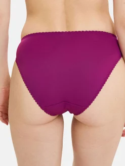 Sans Complexe Culotte microfibre et broderie Narcisse