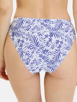 Sans Complexe Culotte microfibre imprimée et dentelle