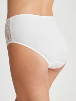 Daxon Culotte midi avec dentelle française