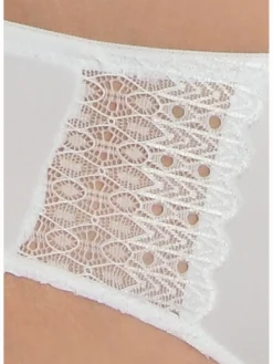 Daxon Culotte midi avec dentelle