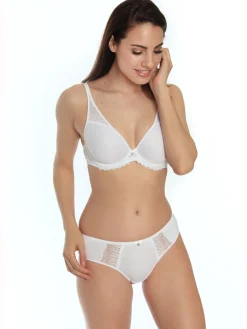 Daxon Culotte midi avec dentelle