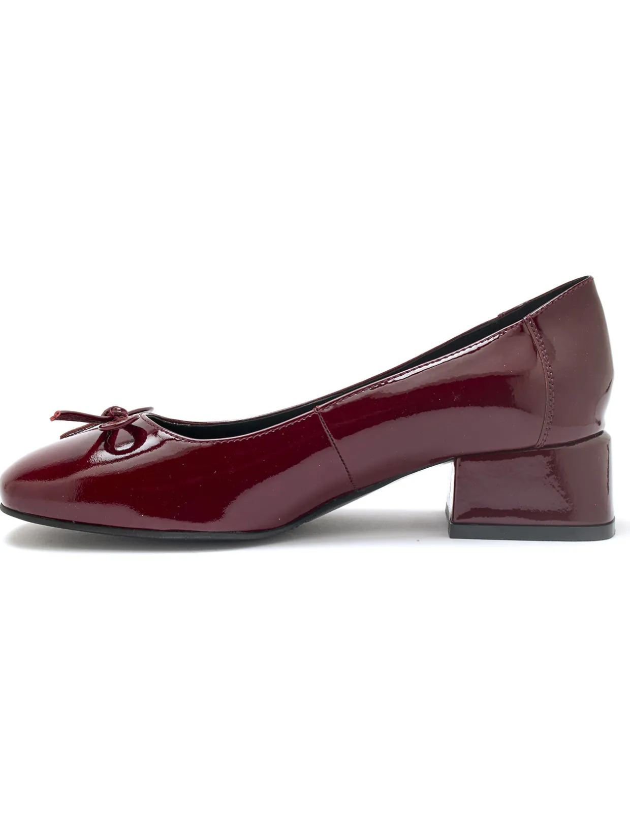 Femme Pédiconfort Décolletés cuir verni talon bloc