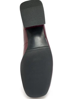 Femme Pédiconfort Décolletés cuir verni talon bloc