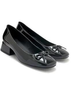 Femme Pédiconfort Décolletés cuir verni talon bloc