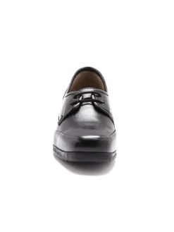 Femme Pédiconfort Derbies à lacets grande largeur cuir