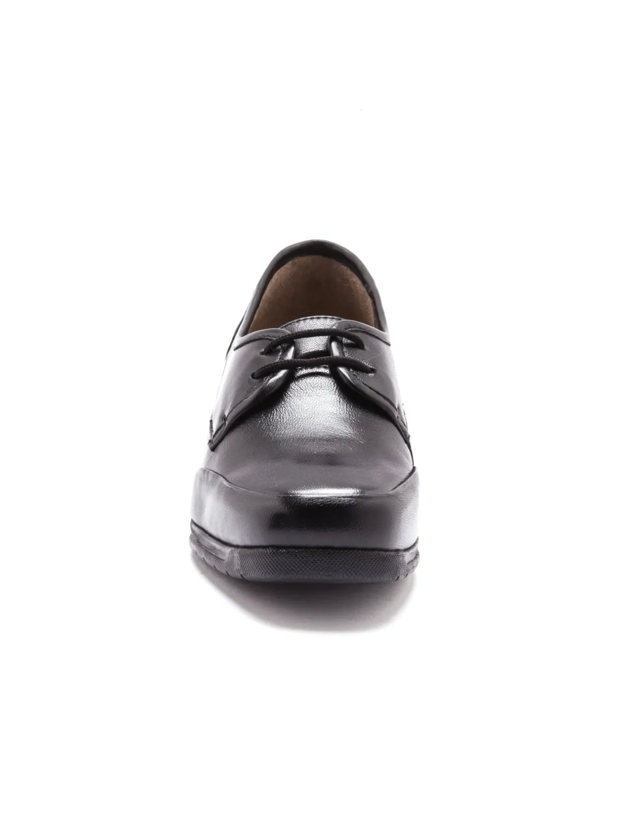 Femme Pédiconfort Derbies à lacets grande largeur cuir