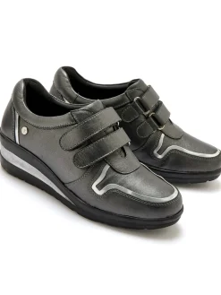 Femme Pédiconfort Derbies à scratch à aérosemelle®