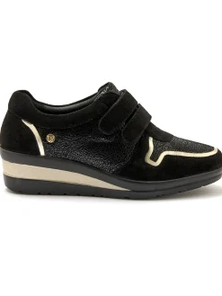 Femme Pédiconfort Derbies à scratch à aérosemelle®