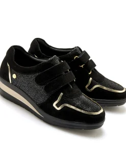 Femme Pédiconfort Derbies à scratch à aérosemelle®