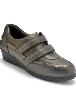 Femme Pédiconfort Derbies à scratch semelle amovible